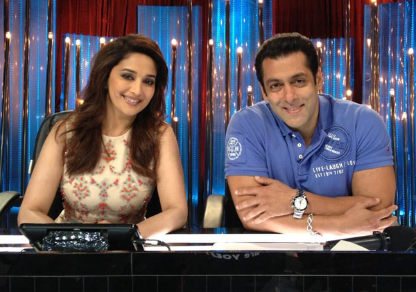 Photos: Salman Khan On Madhuri's Jhalak Dikhla Jaa 6 For Bigg Boss 7